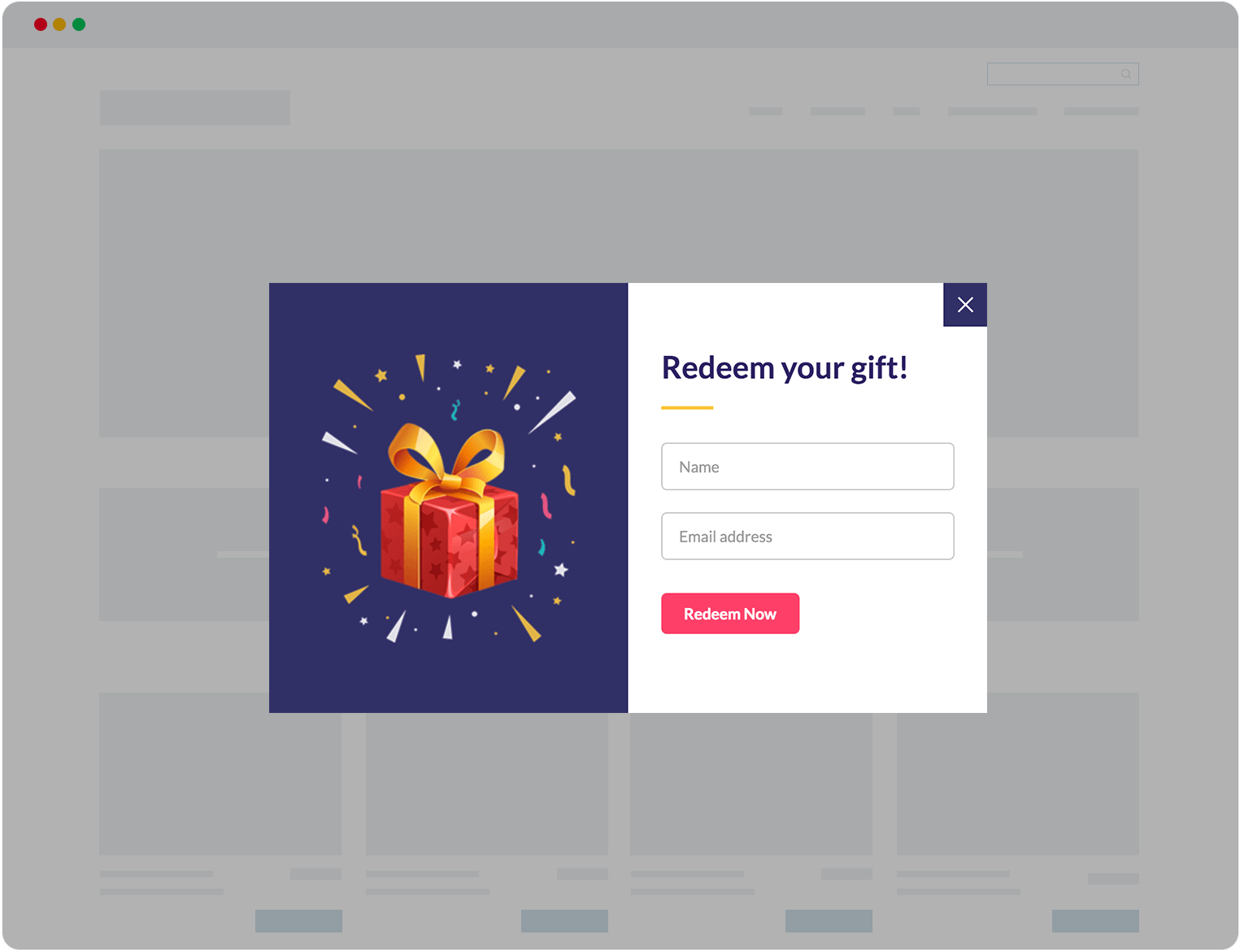 Customize using the drag-and-drop pop-up editor