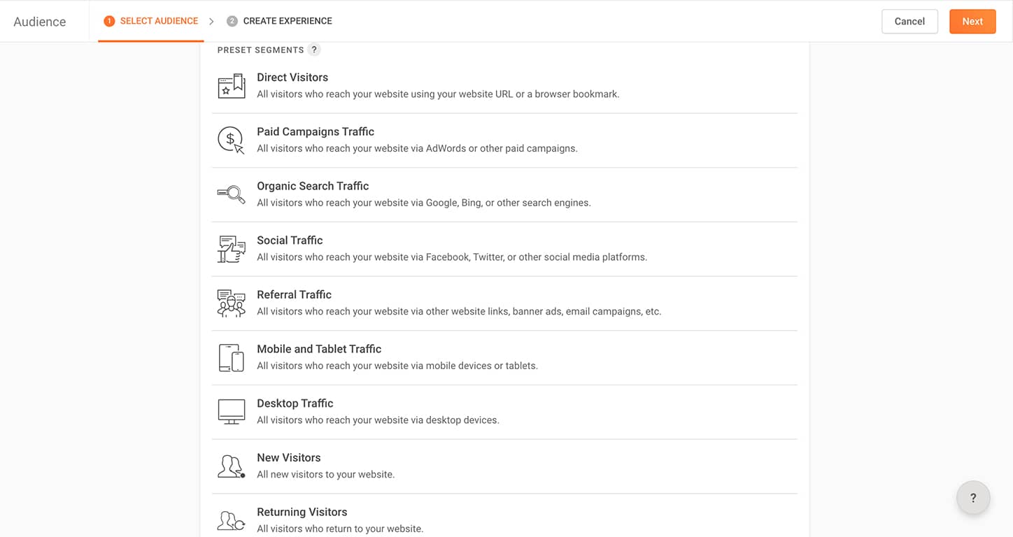 Personalization PageSensese