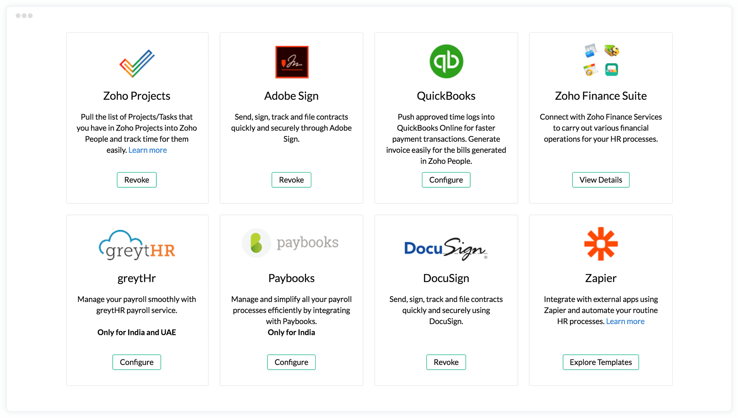 zoho people employee onboarding