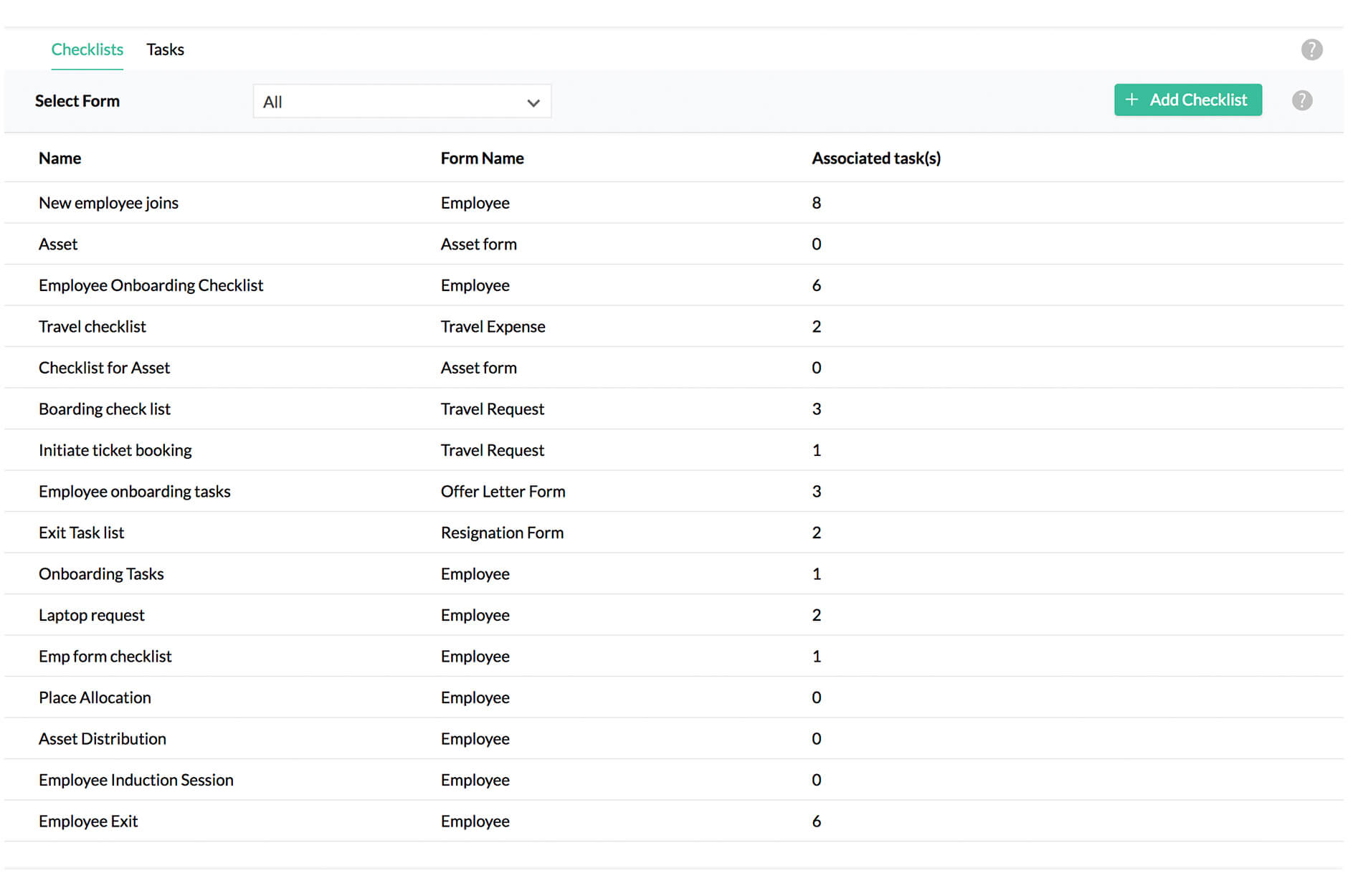 zoho people employee onboarding