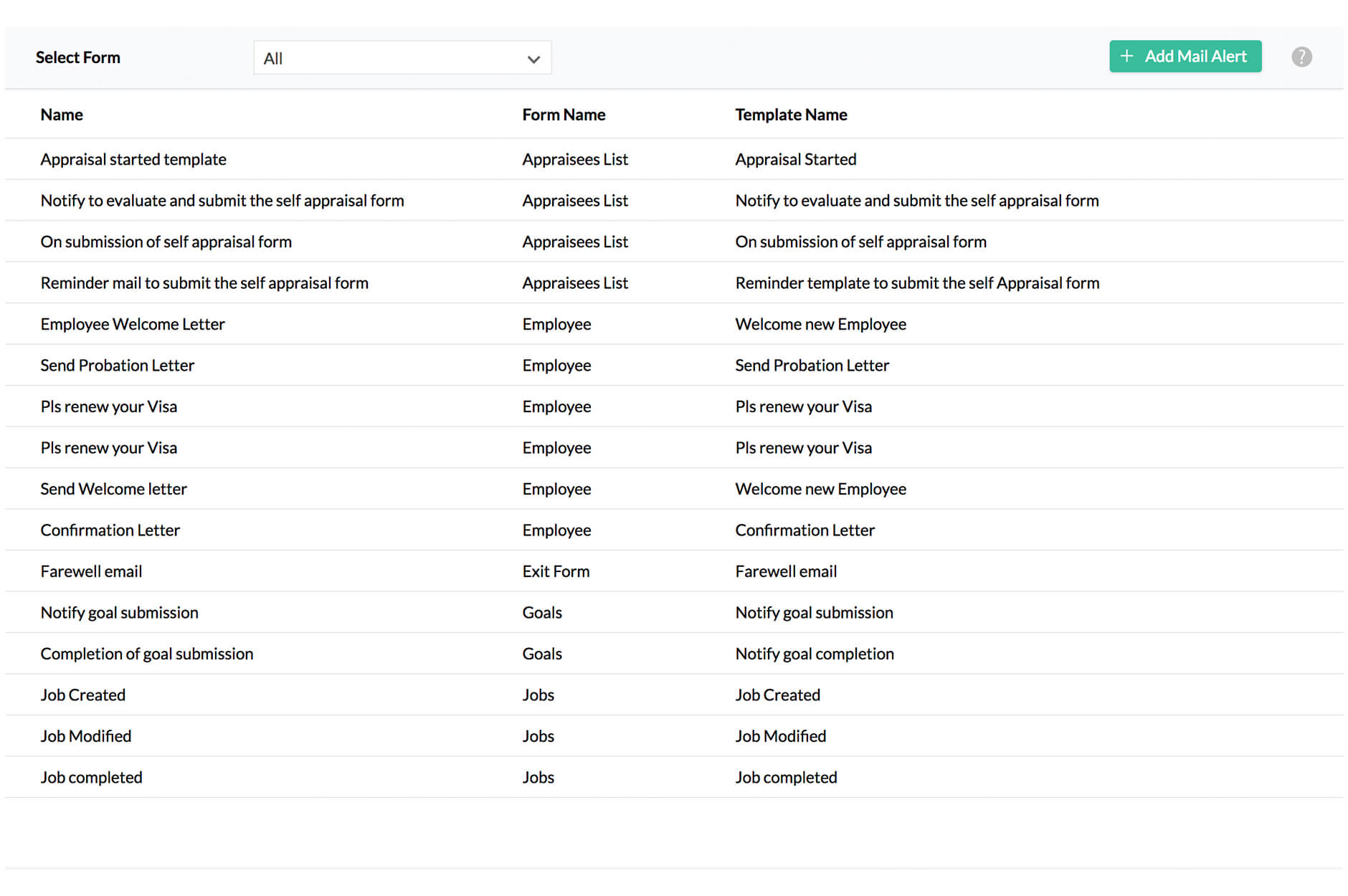 zoho people employee onboarding