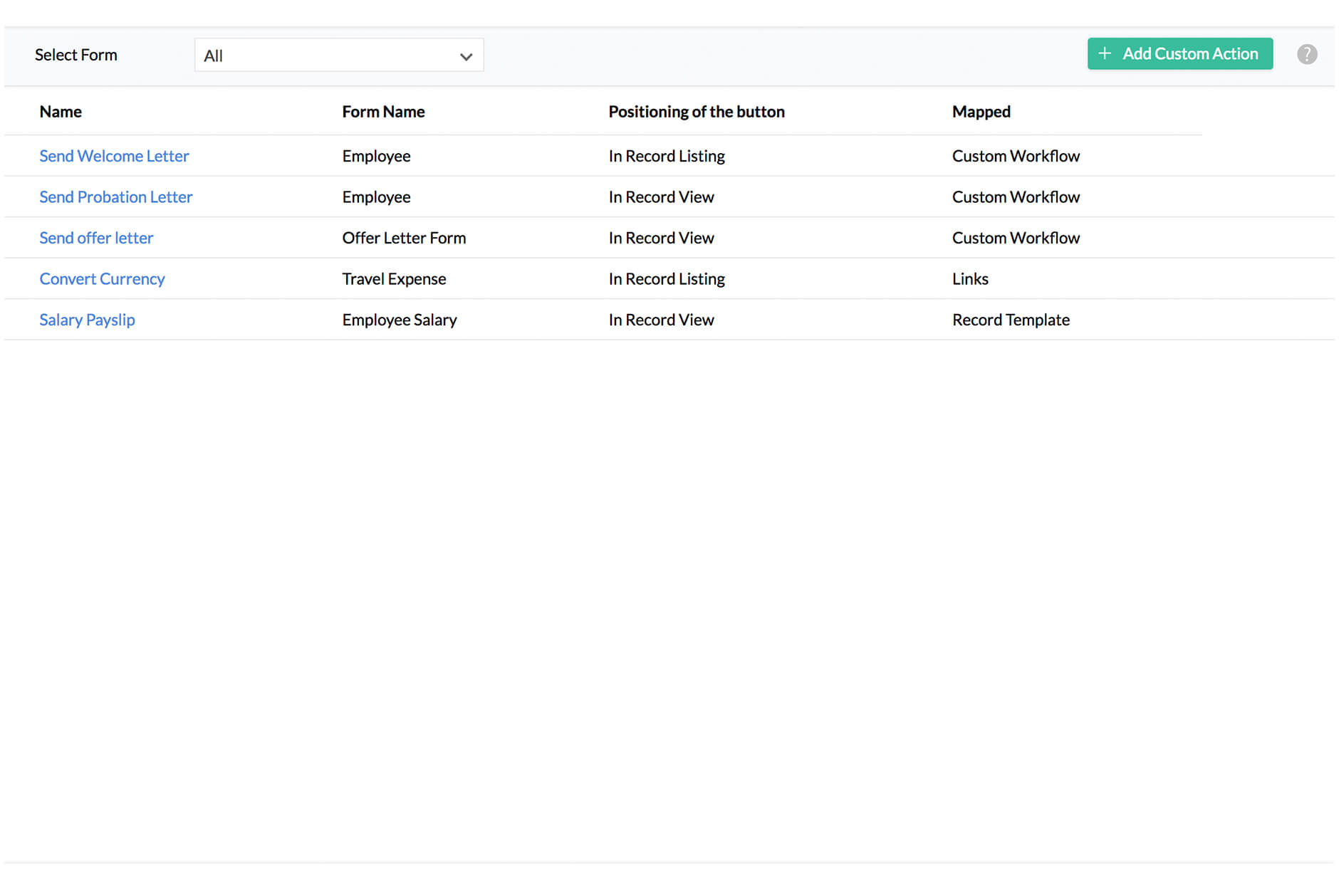 zoho people employee onboarding