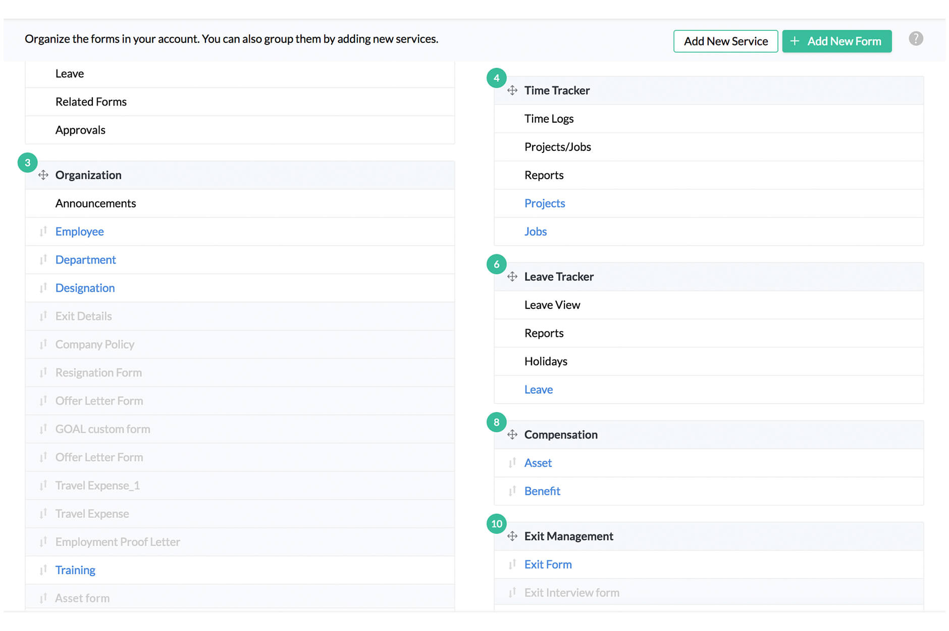zoho people employee onboarding