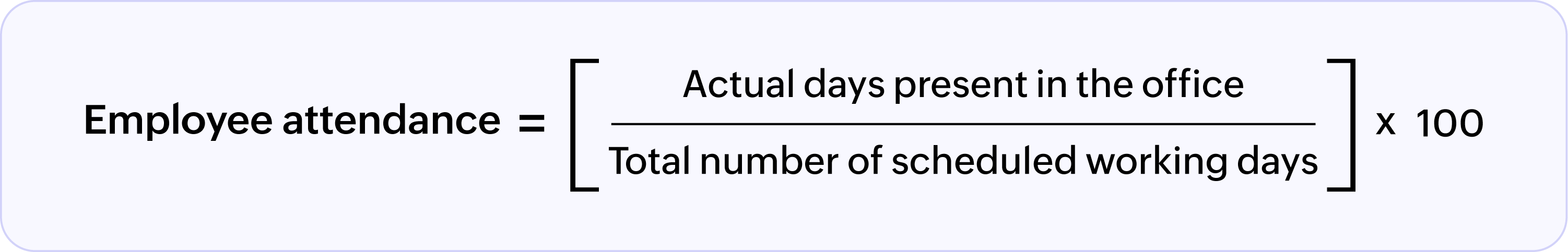 Attendance Attendance