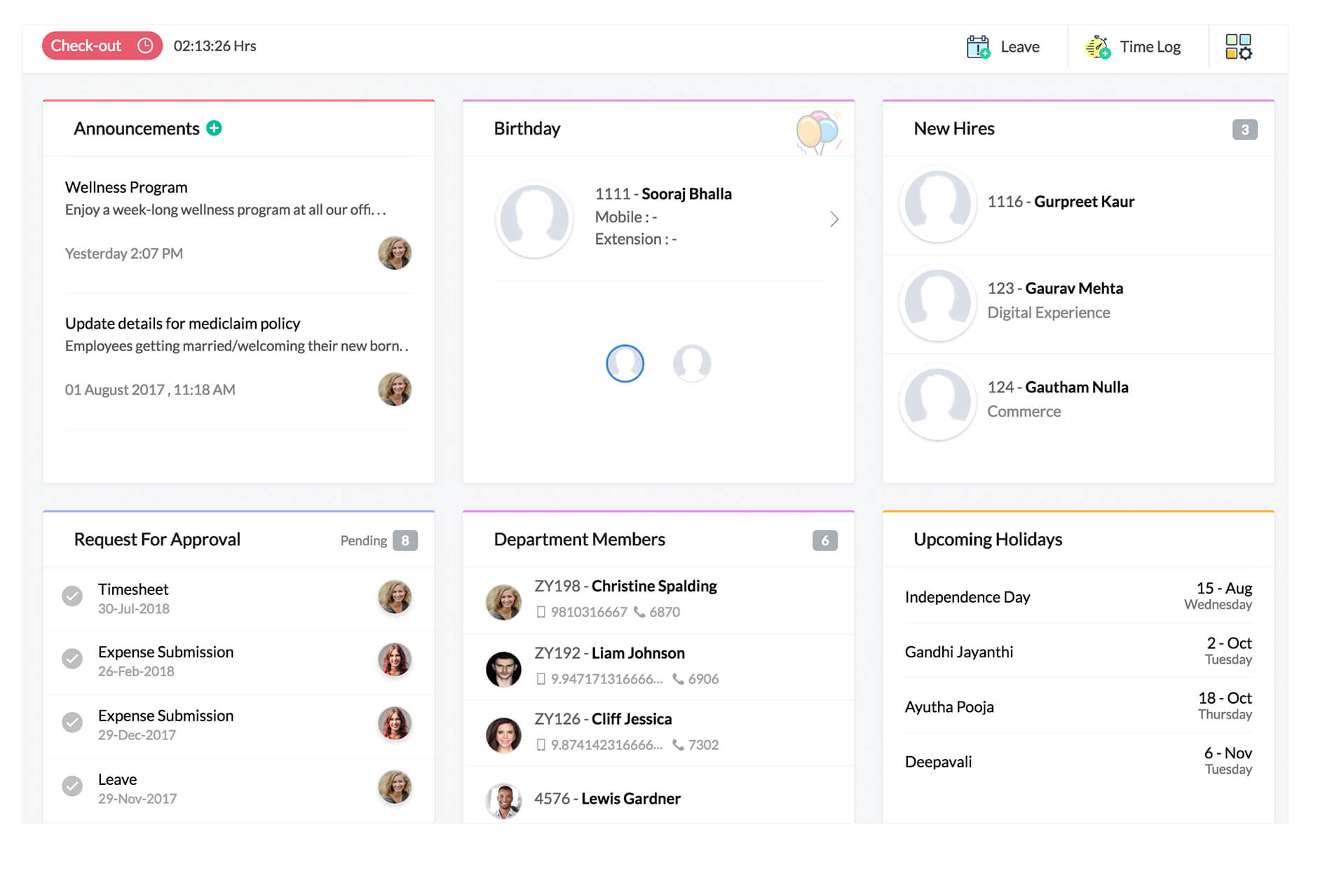 zoho people employee onboarding