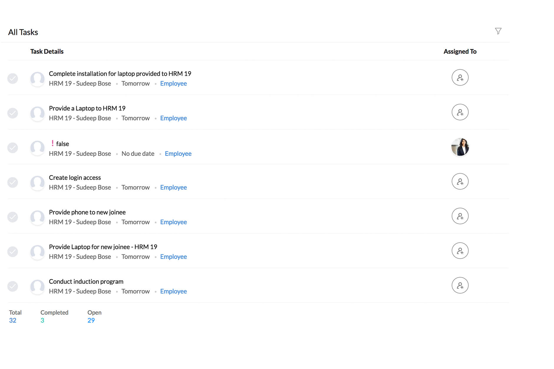 zoho people employee onboarding