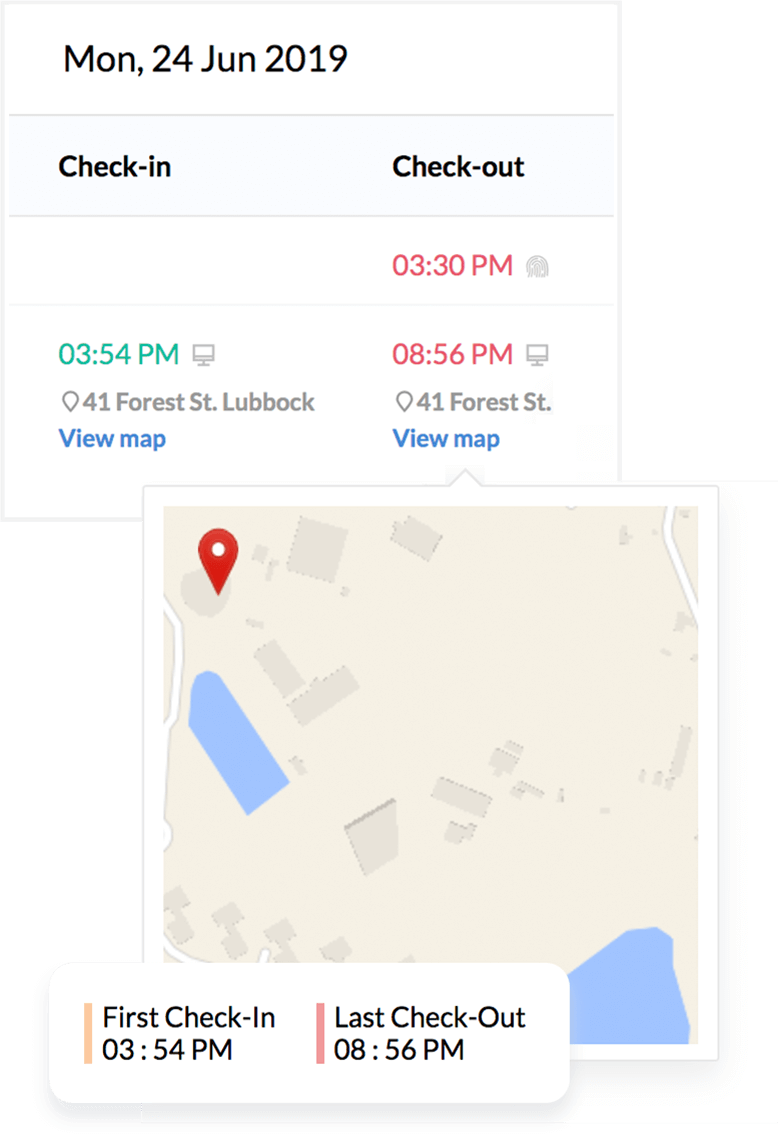 Retrieve location and time