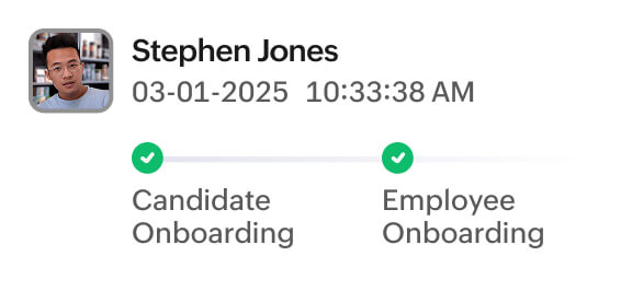 Onboarding in Zoho People