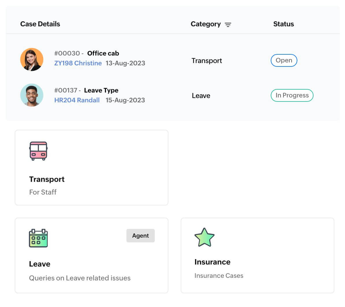 Centralize and simplify employee inquiries