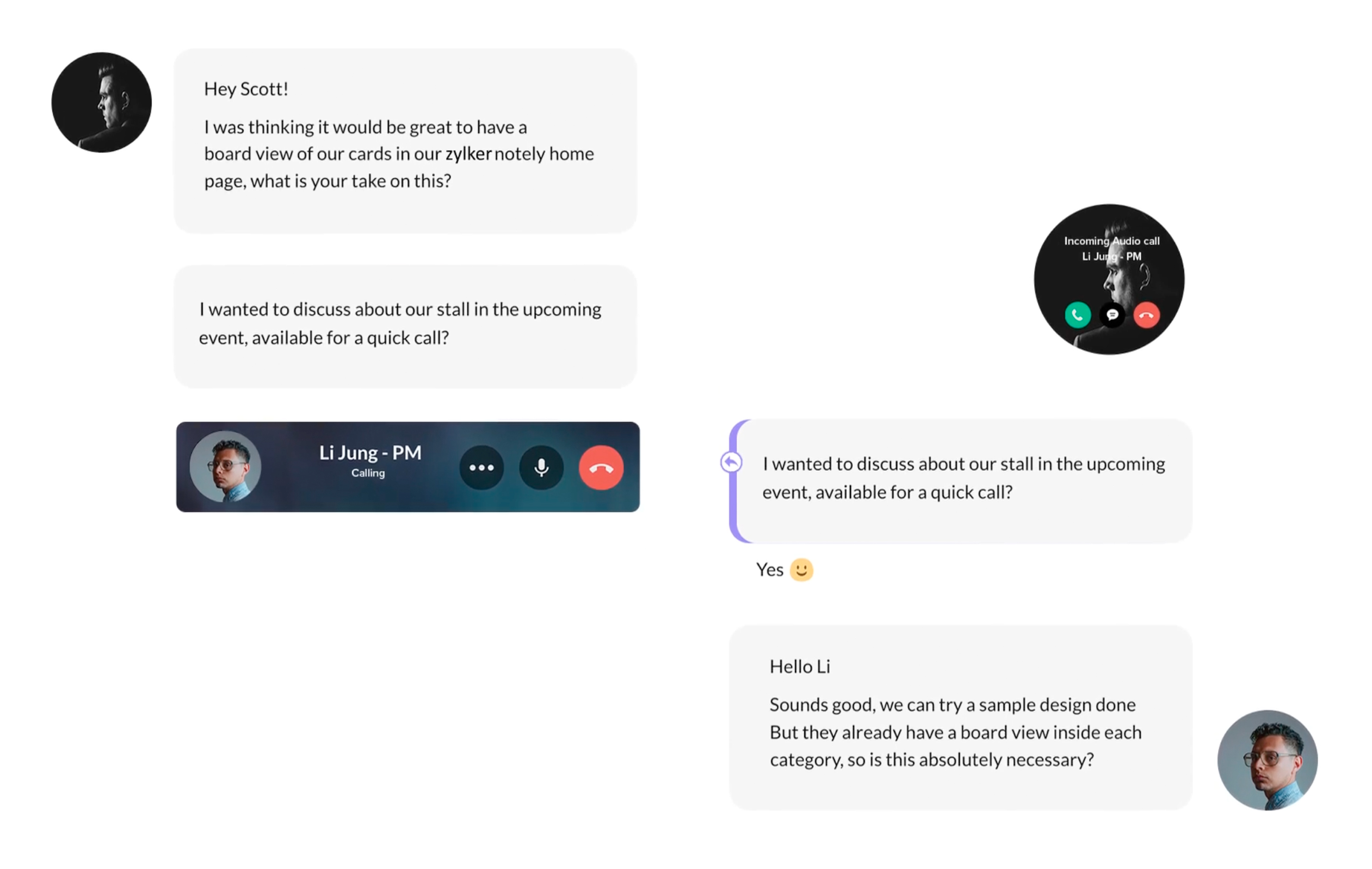 Simplified team communication