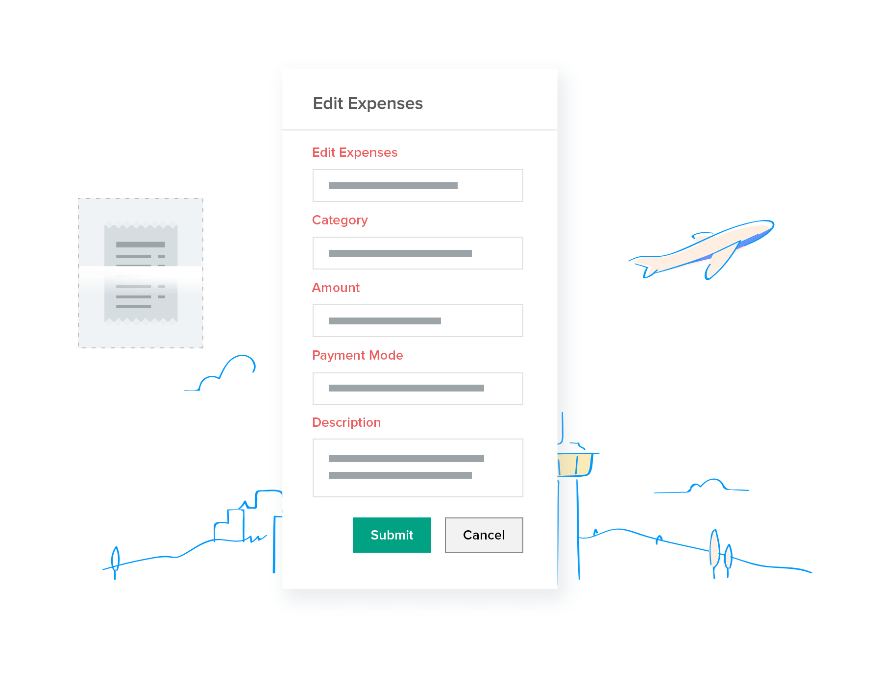 Seamless expense reporting