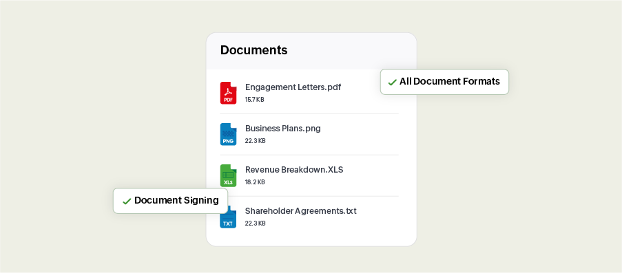 Secure document storage
