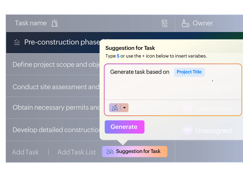 AI in Project Planning