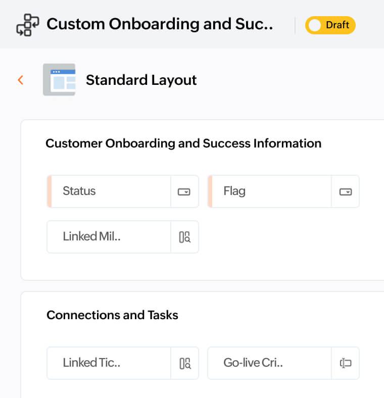 Customer onboarding module