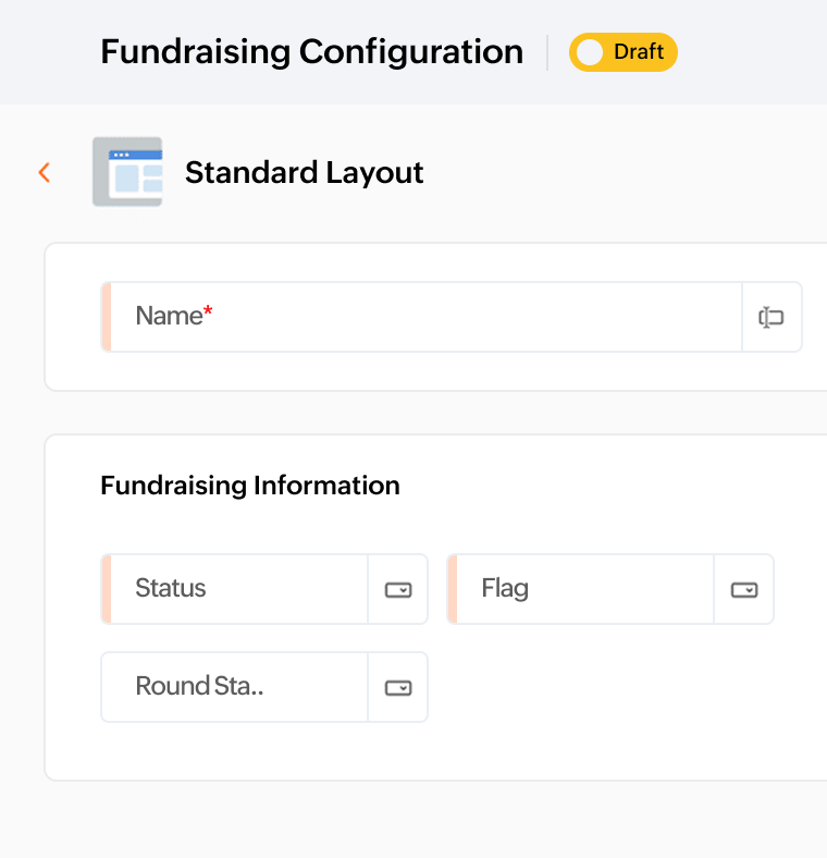 Fundraising & investor relations module