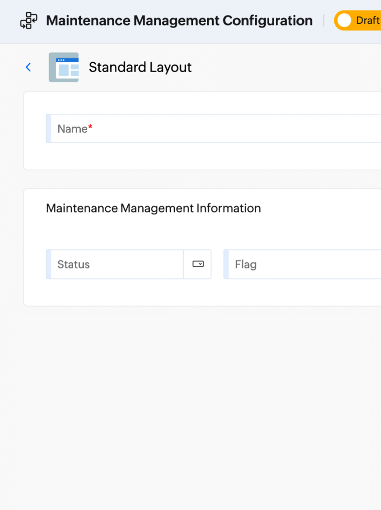 Maintenance Management