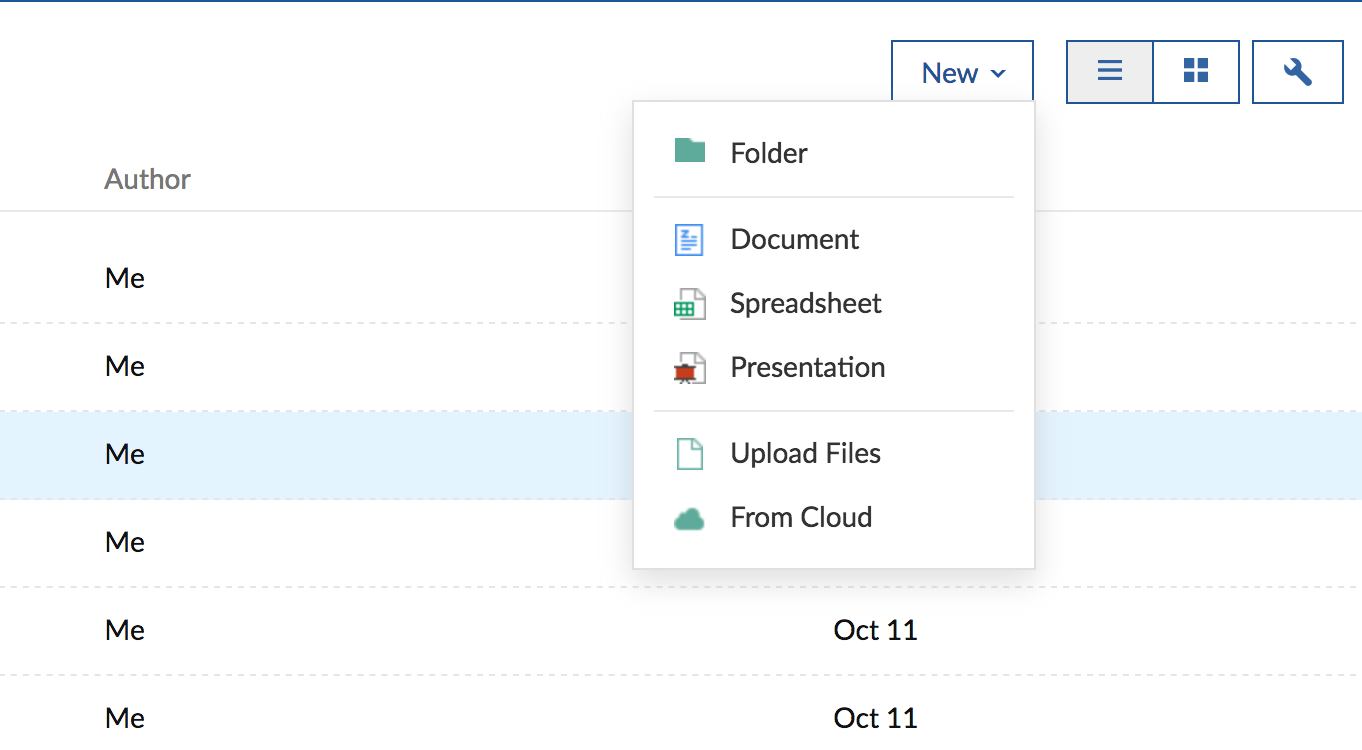 upload files