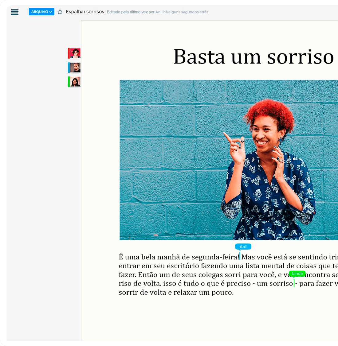 Seu escritório é onde você está