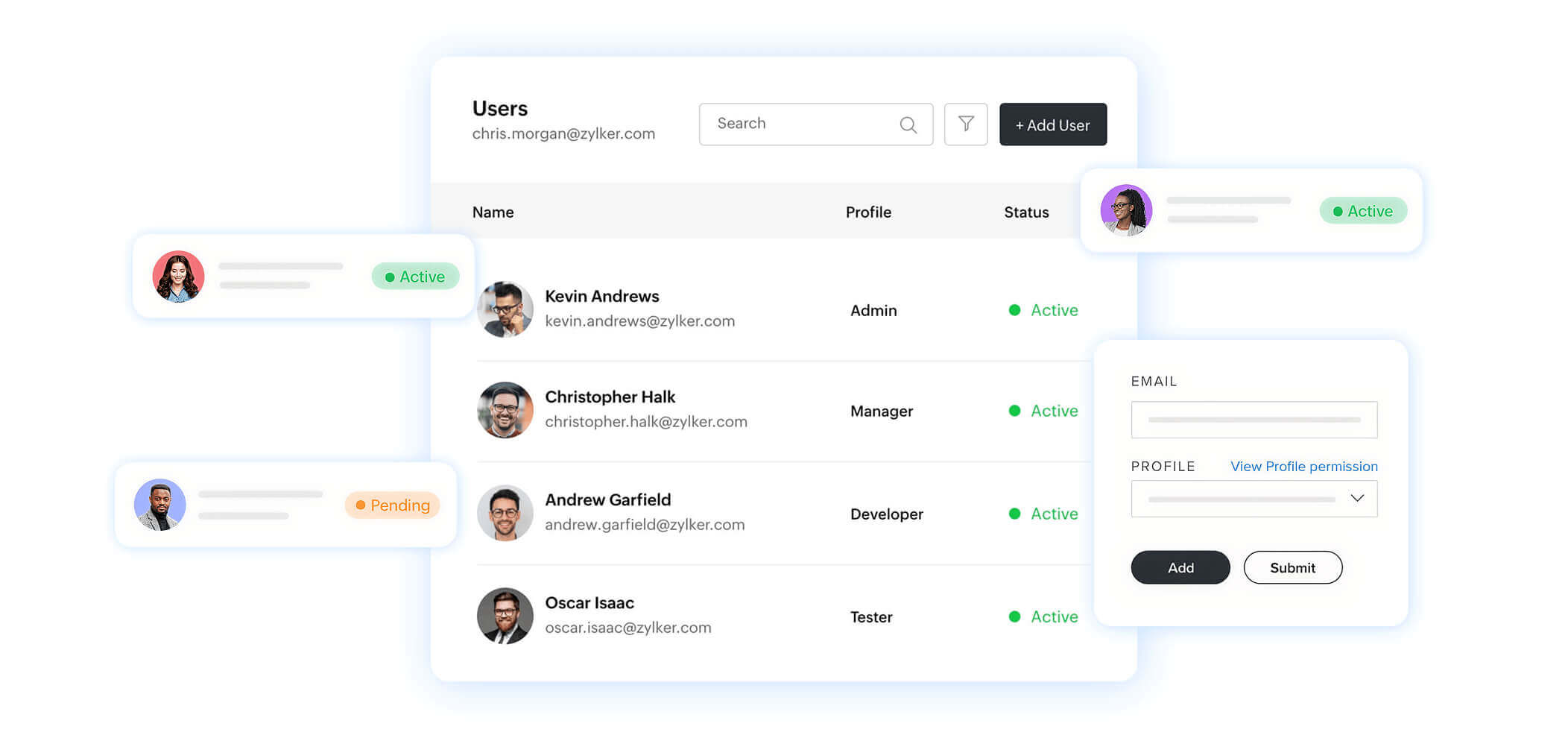 Collaborate with user approvals Collaborate with user approvals
