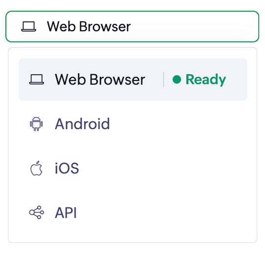 Web testing automation tool Web application testing in AI-powered test automation tool with cross-browser support