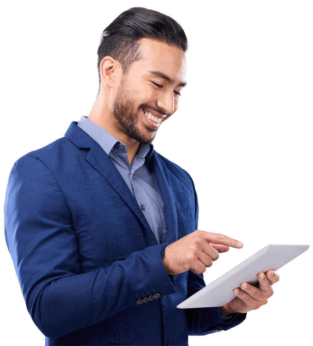 Real estate professional managing property deals