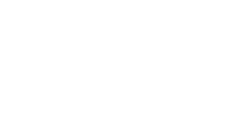 Decorative cloud on left side of banner