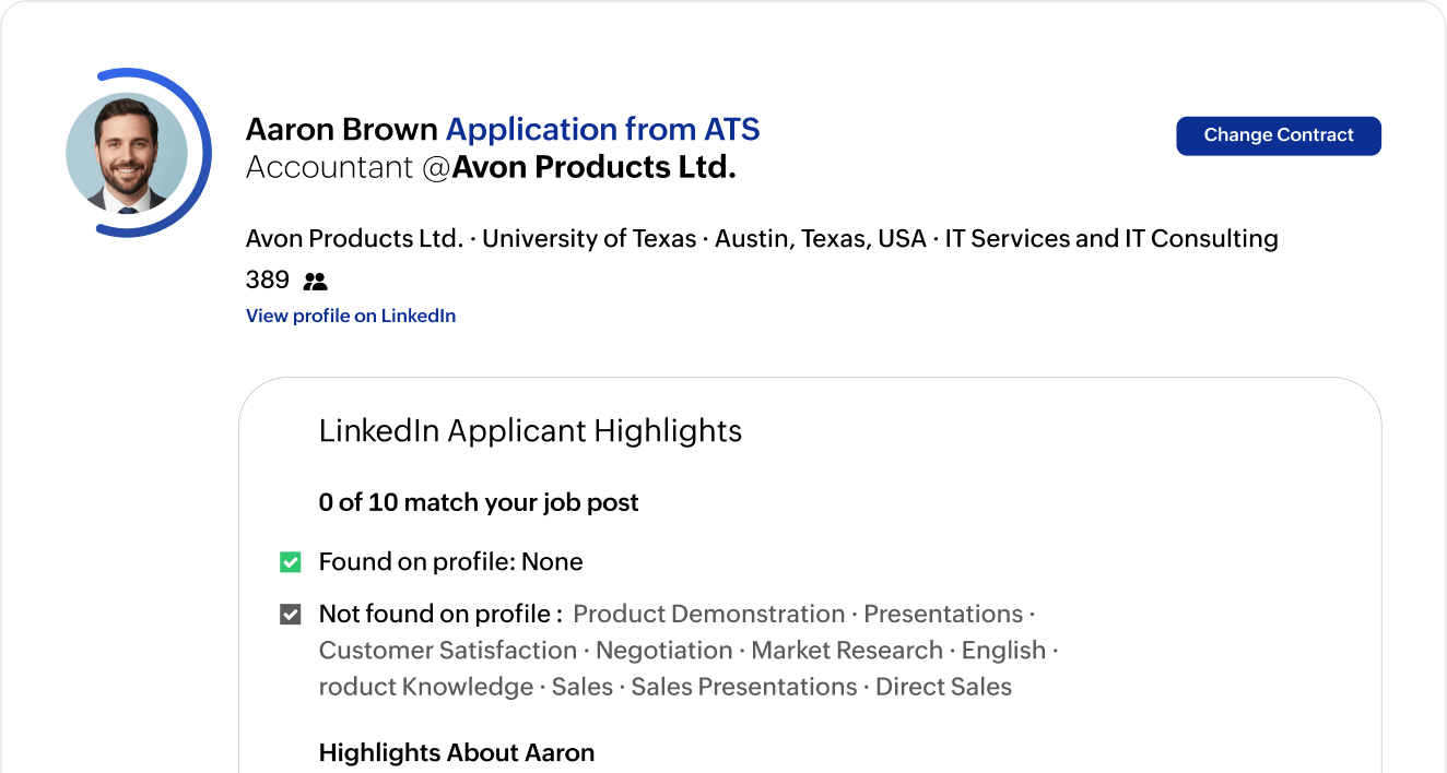 zoho recruit rsc linkedin hiring assistant