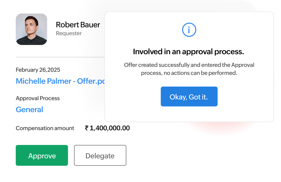 Forgot to get it approved