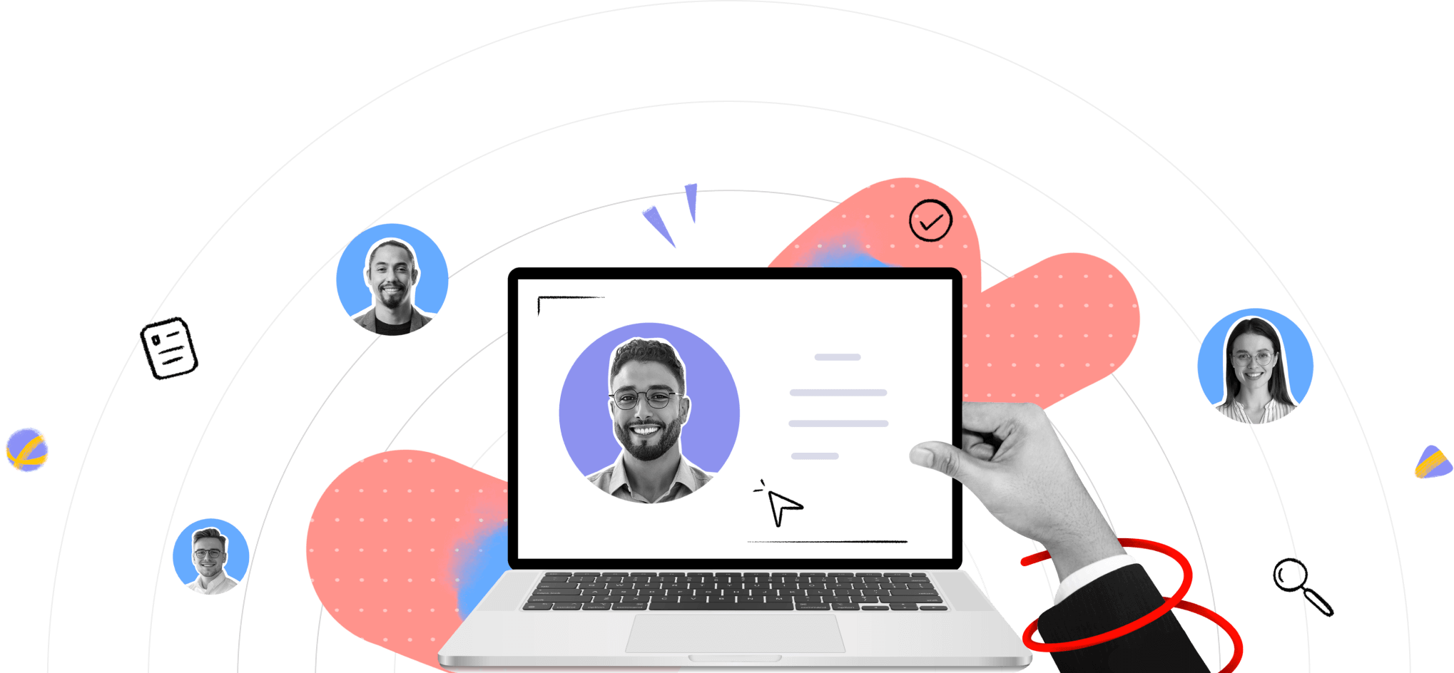 An image representing the capabilities of the resume harvester Zoho recruit