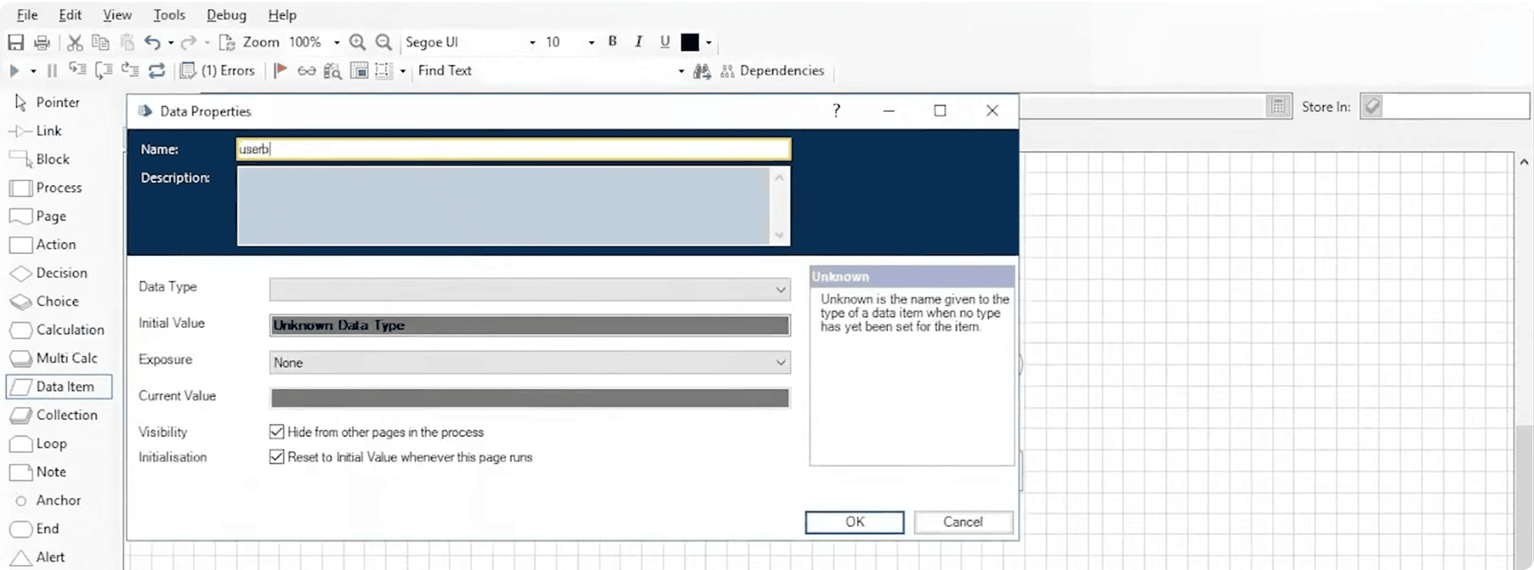 Blue Prism Interface