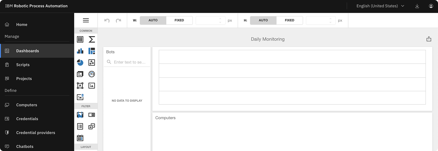 IBM RPA Interface