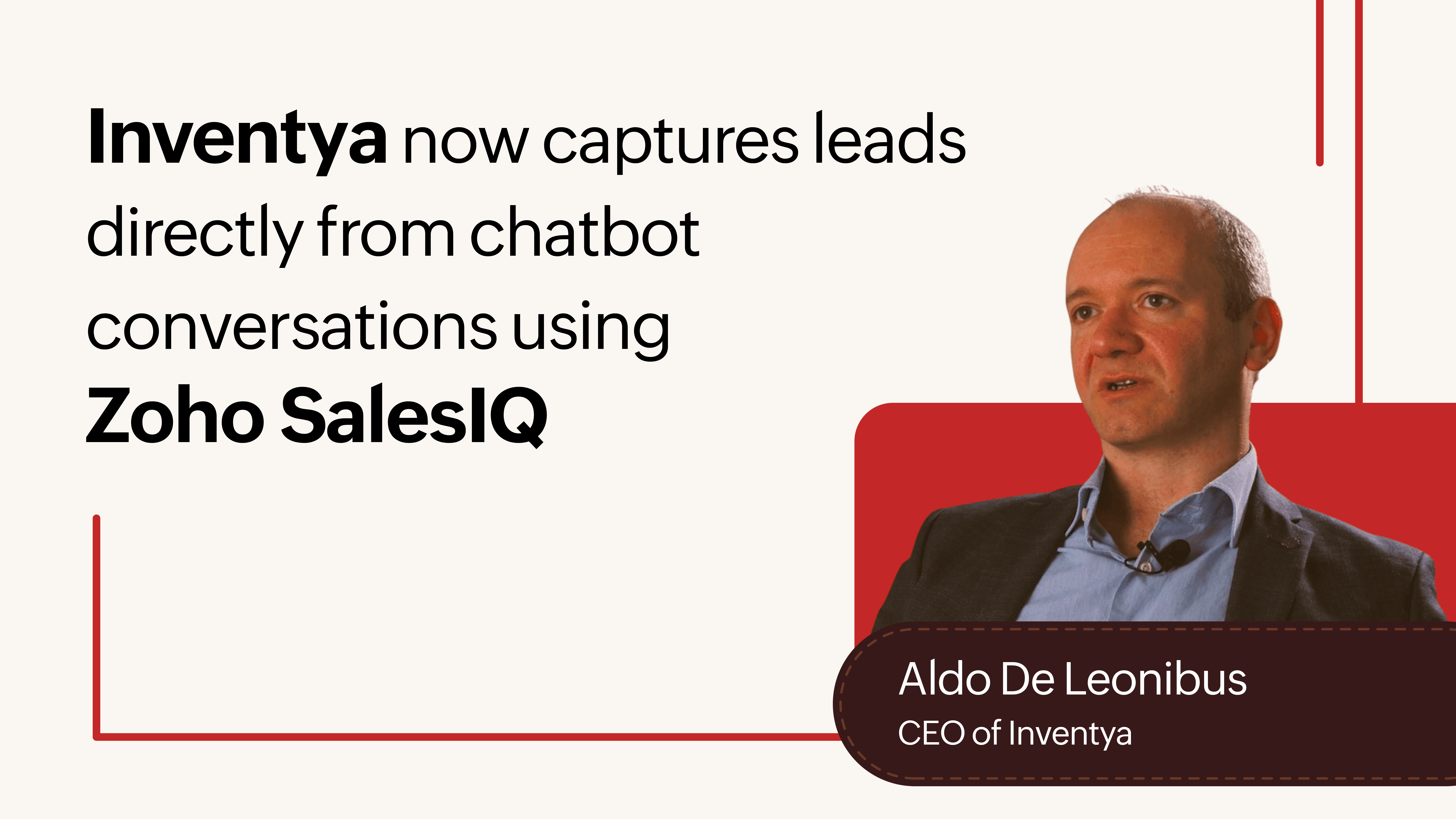 Inventya now captures leads directly from chatbot conversations