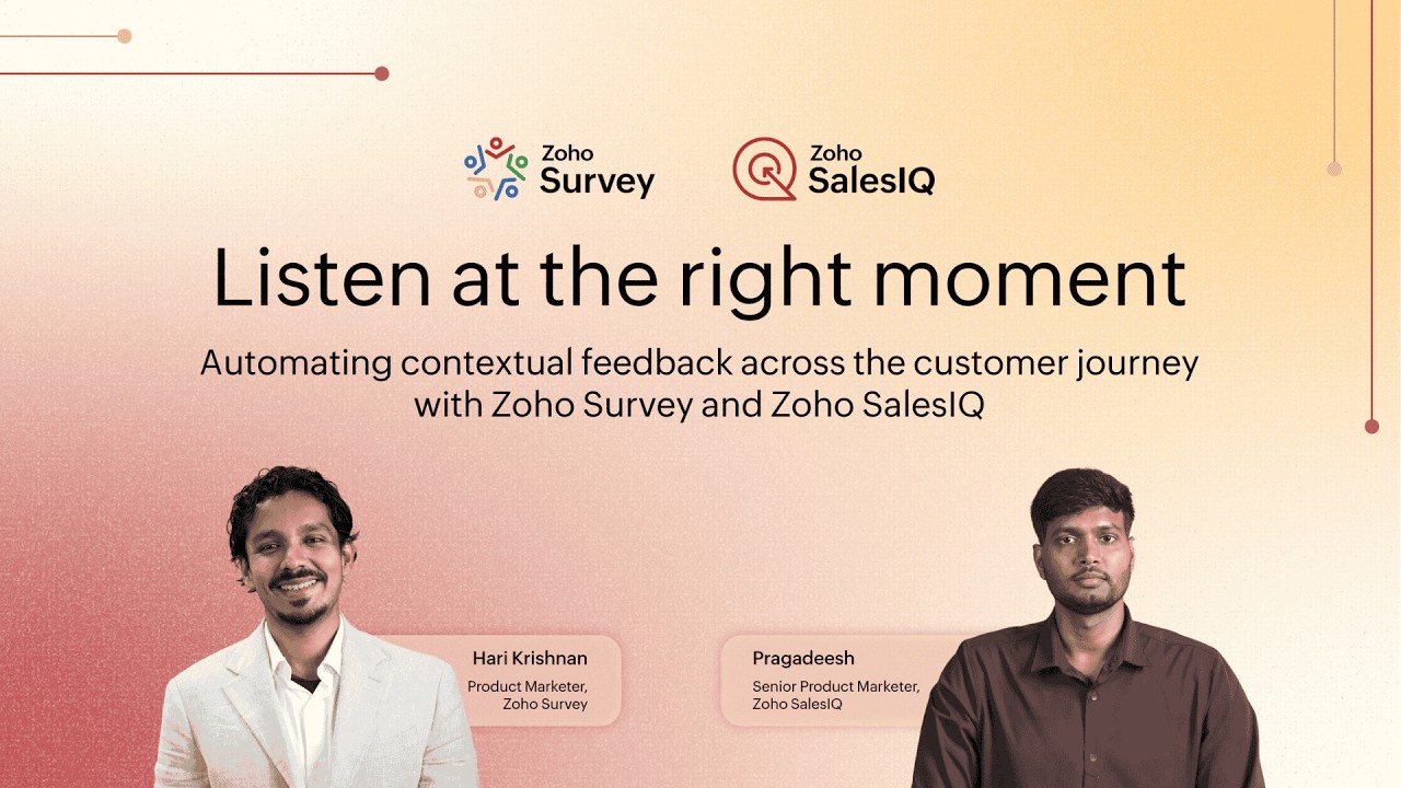 SalesIQ Survey integration