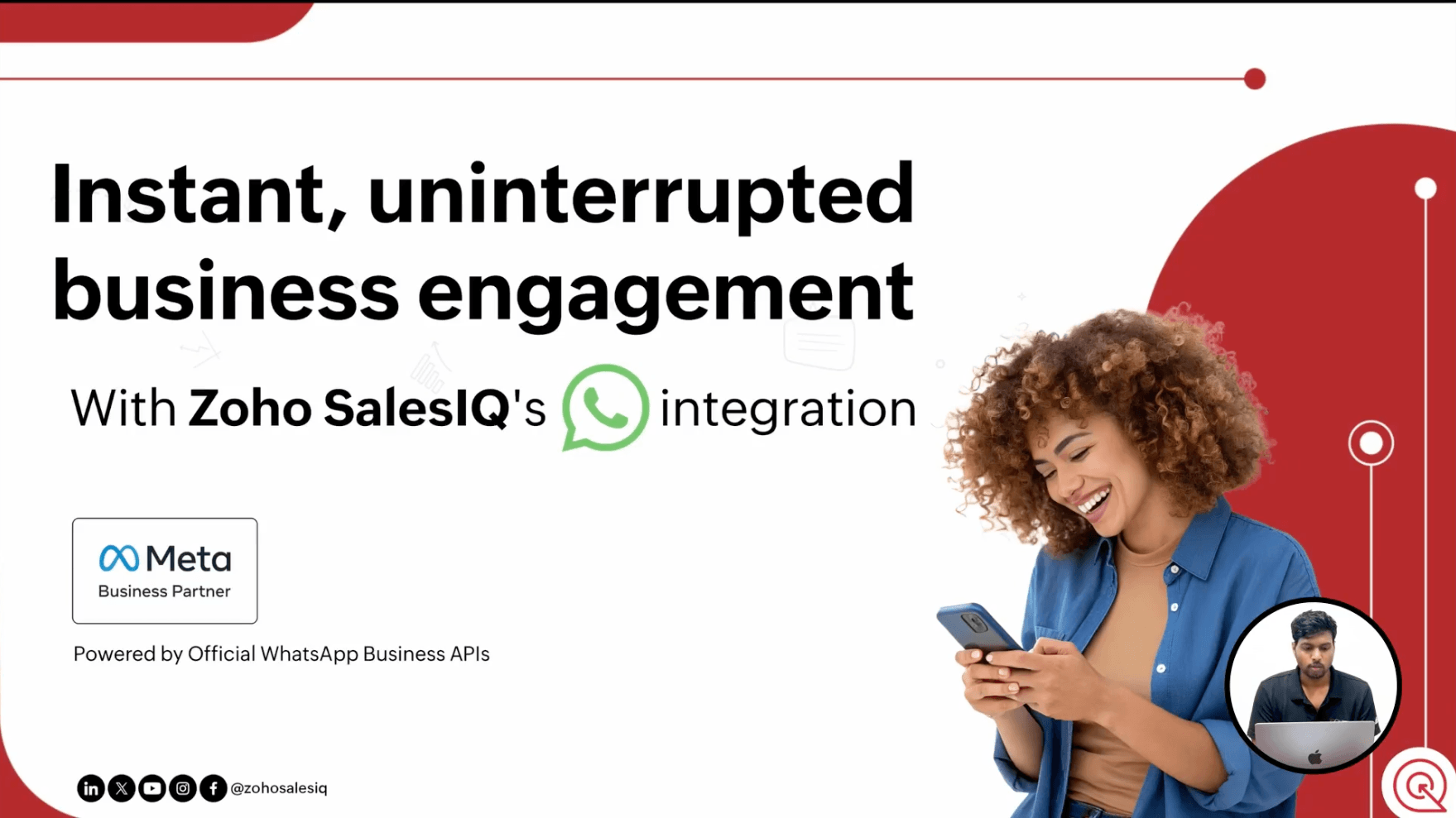 SalesIQ WhatsApp integration
