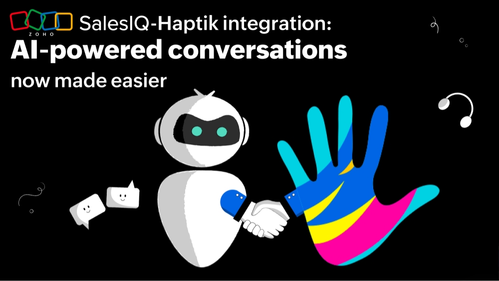 SalesIQ-Haptik integration