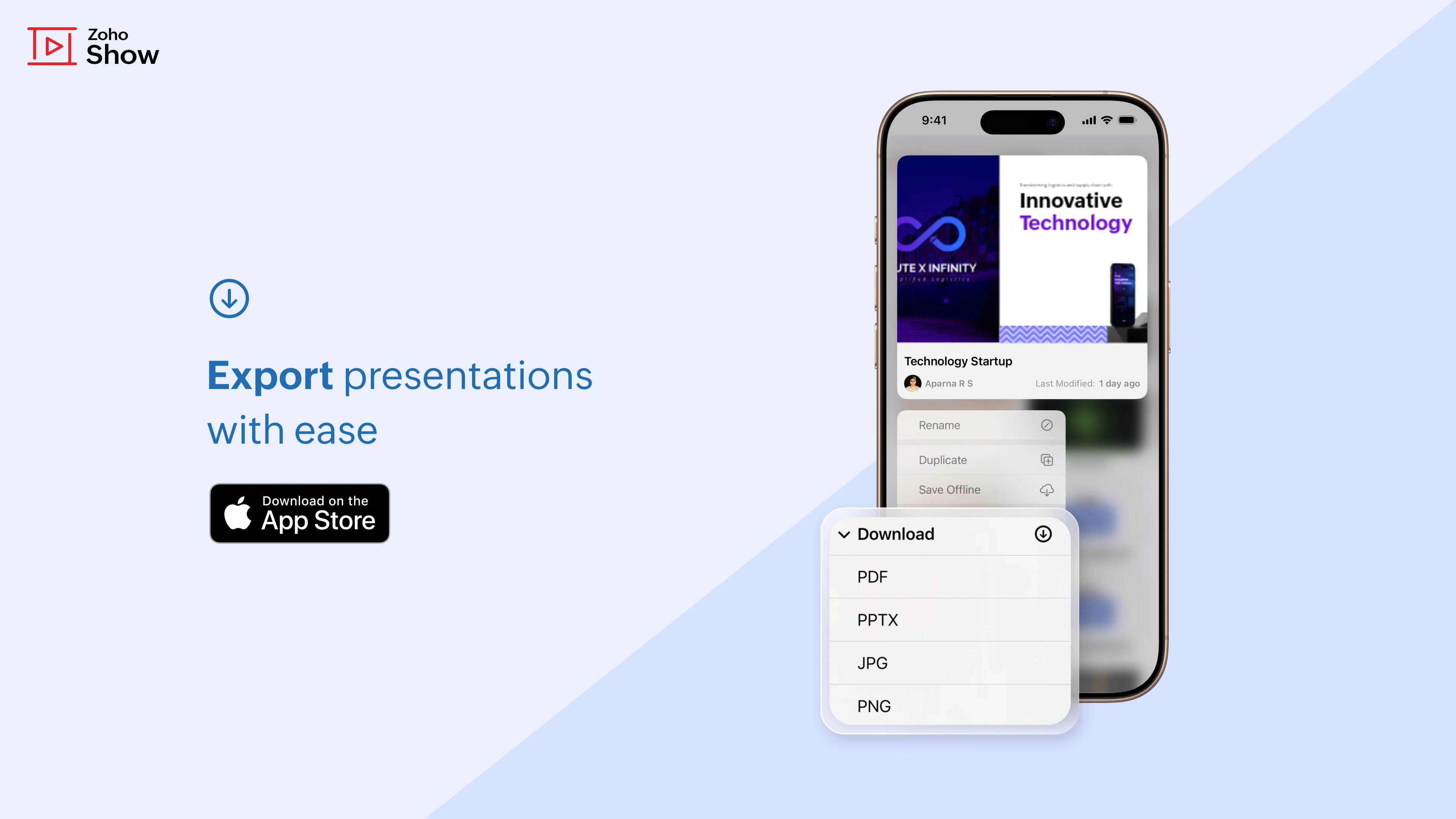 All new Zoho Show