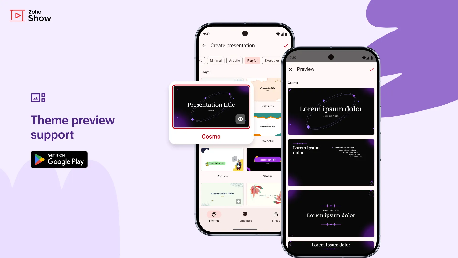 All new Zoho Show
