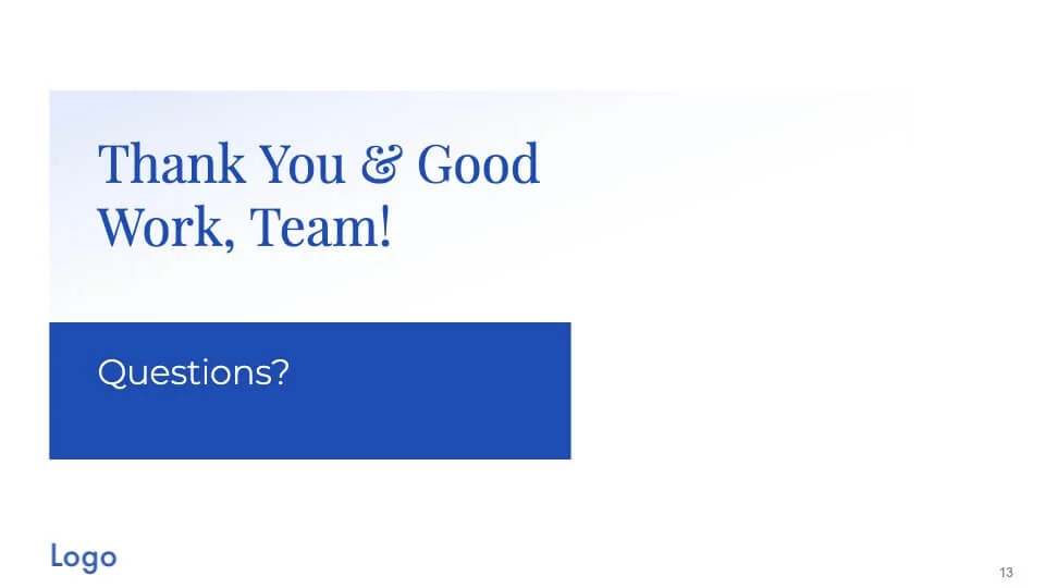 Question slide