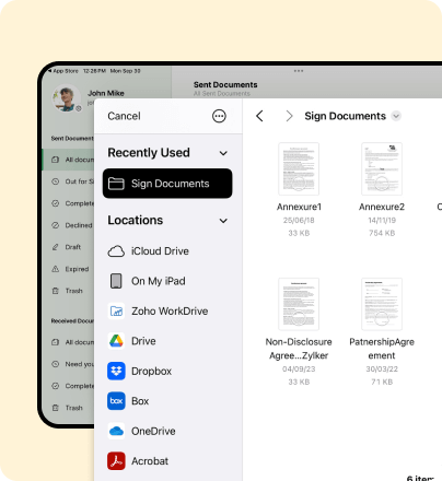 E-signatures built for the cloud