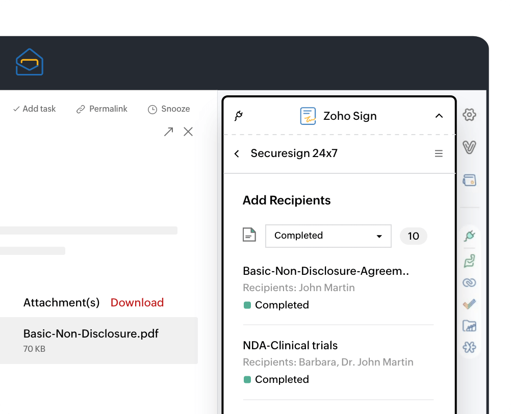 Track document status and categorize documents