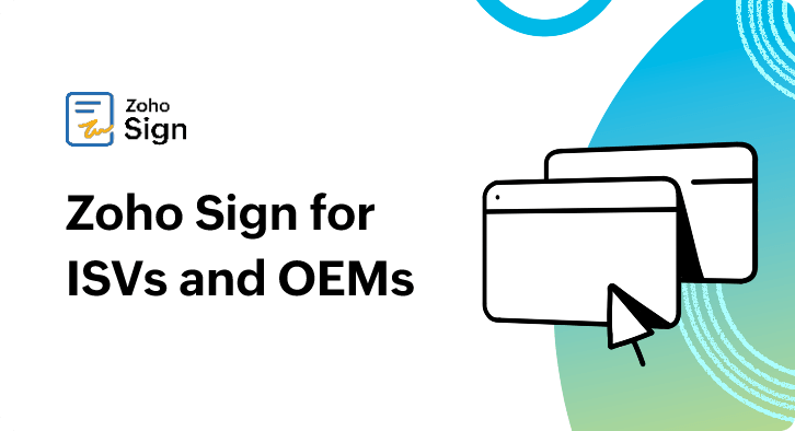 Zoho Sign for ISVs & OEMs