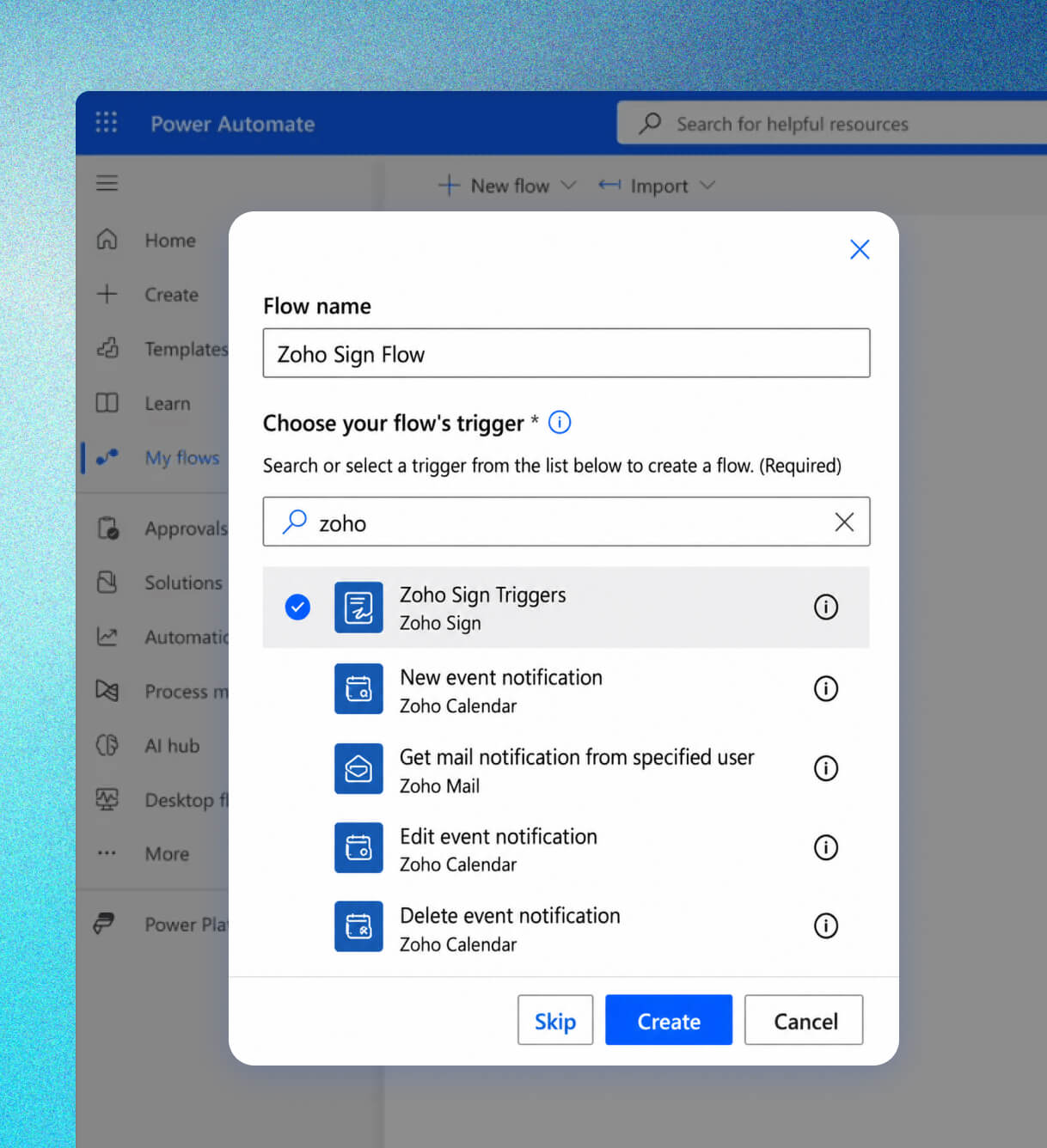 Initiate workflows using triggers