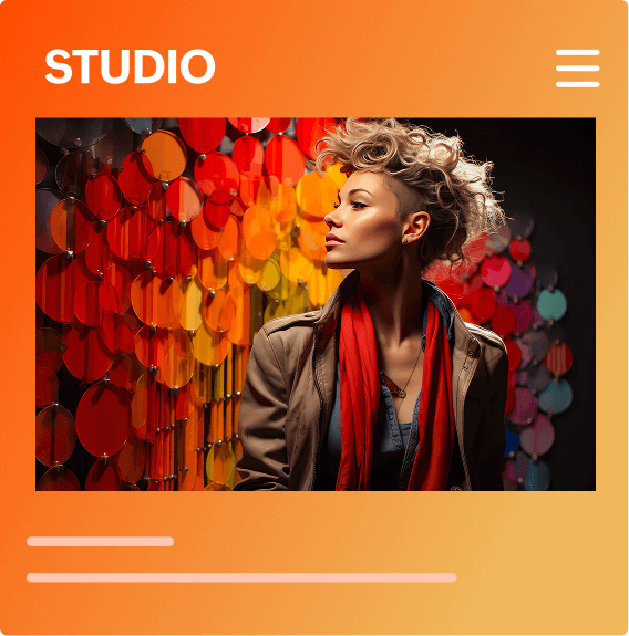 banner floating image