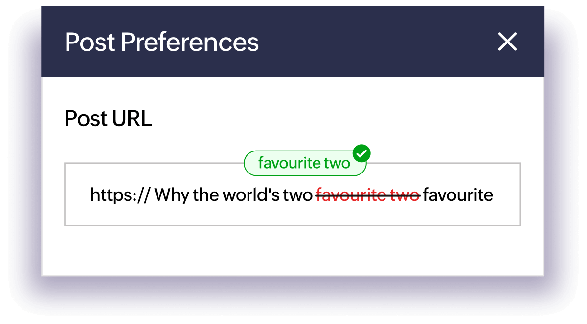 Custom URLs