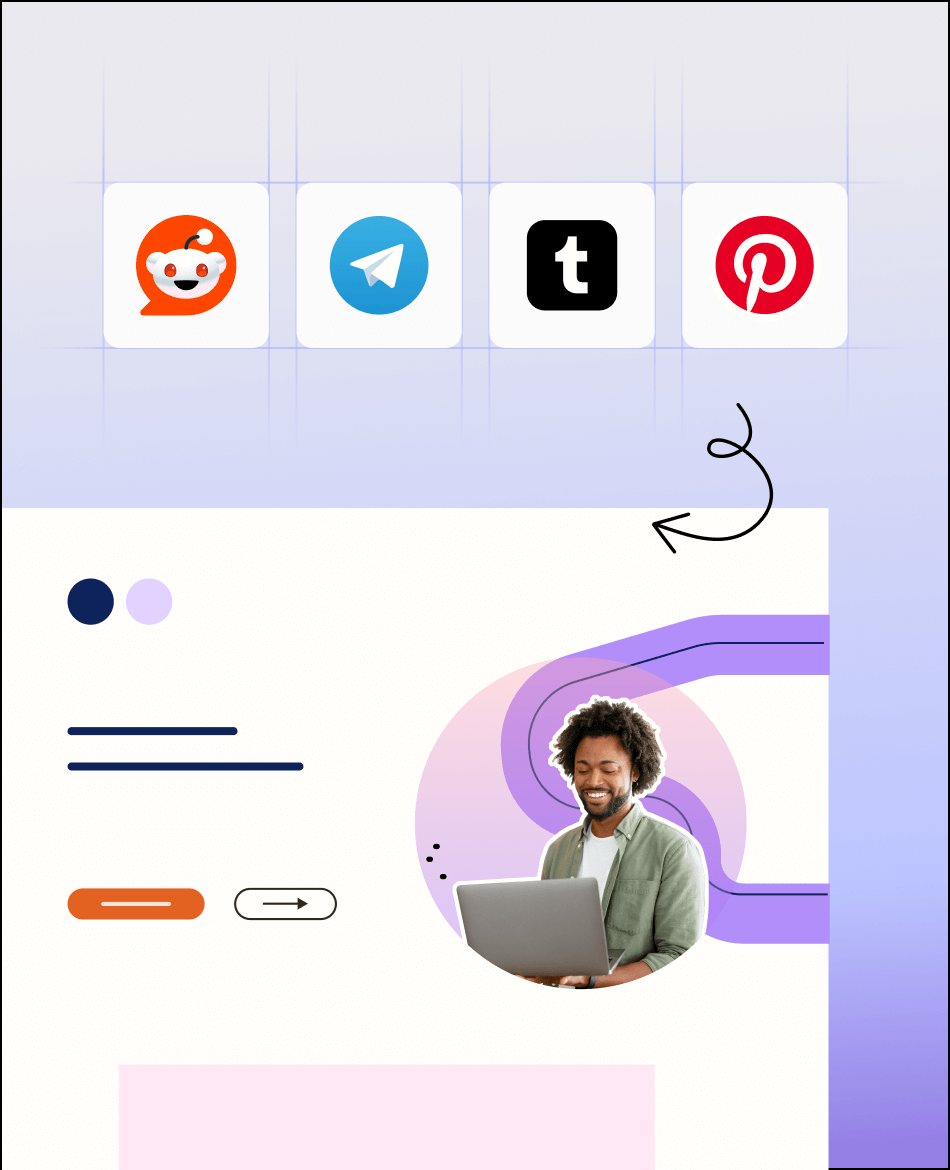 Amplify your content with multi-platform social shares