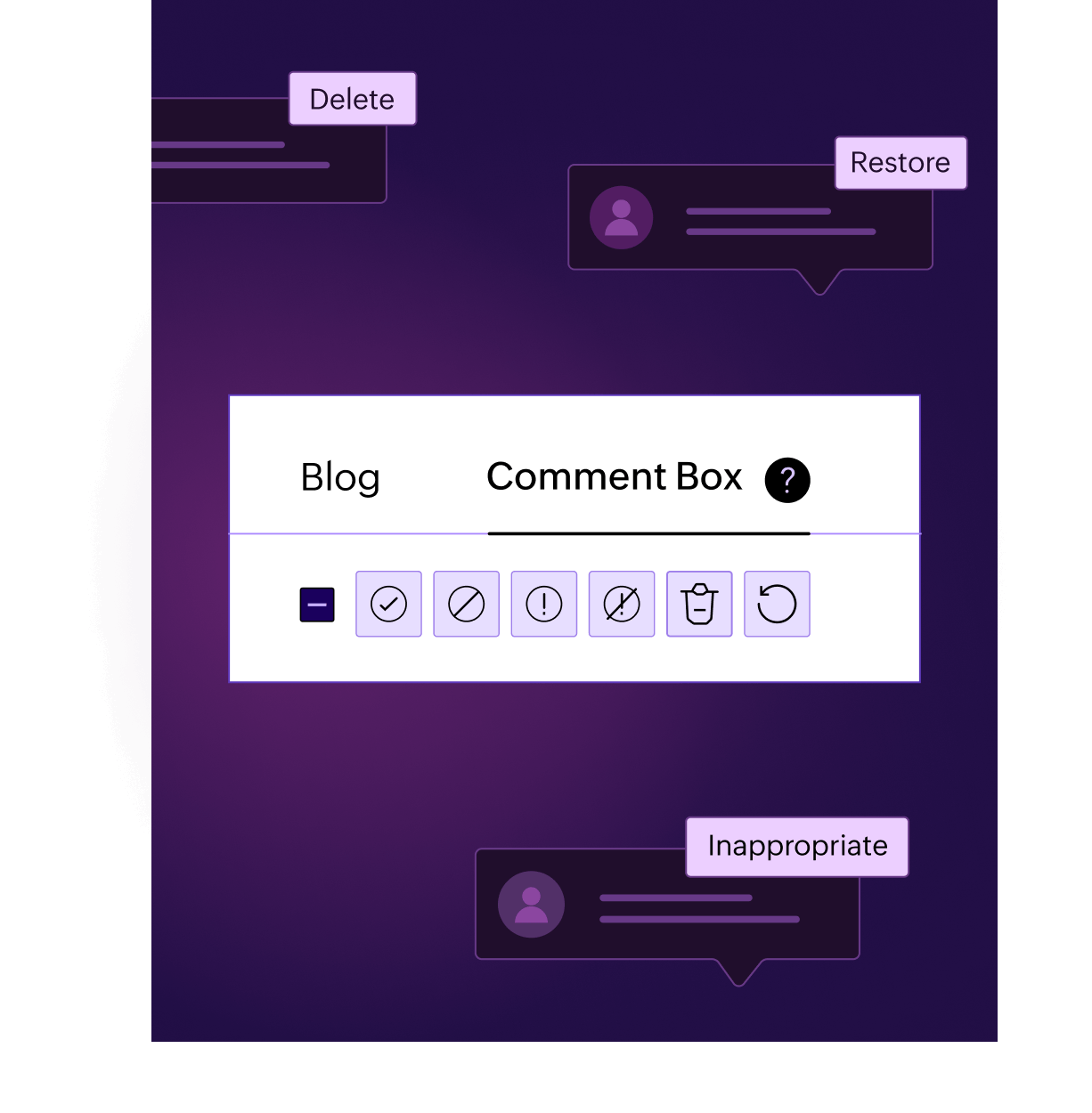 Endless conversations with dynamic comment boxes