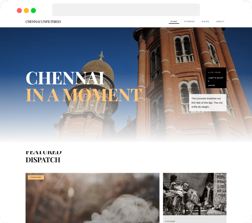 Campaign and event micro-sites