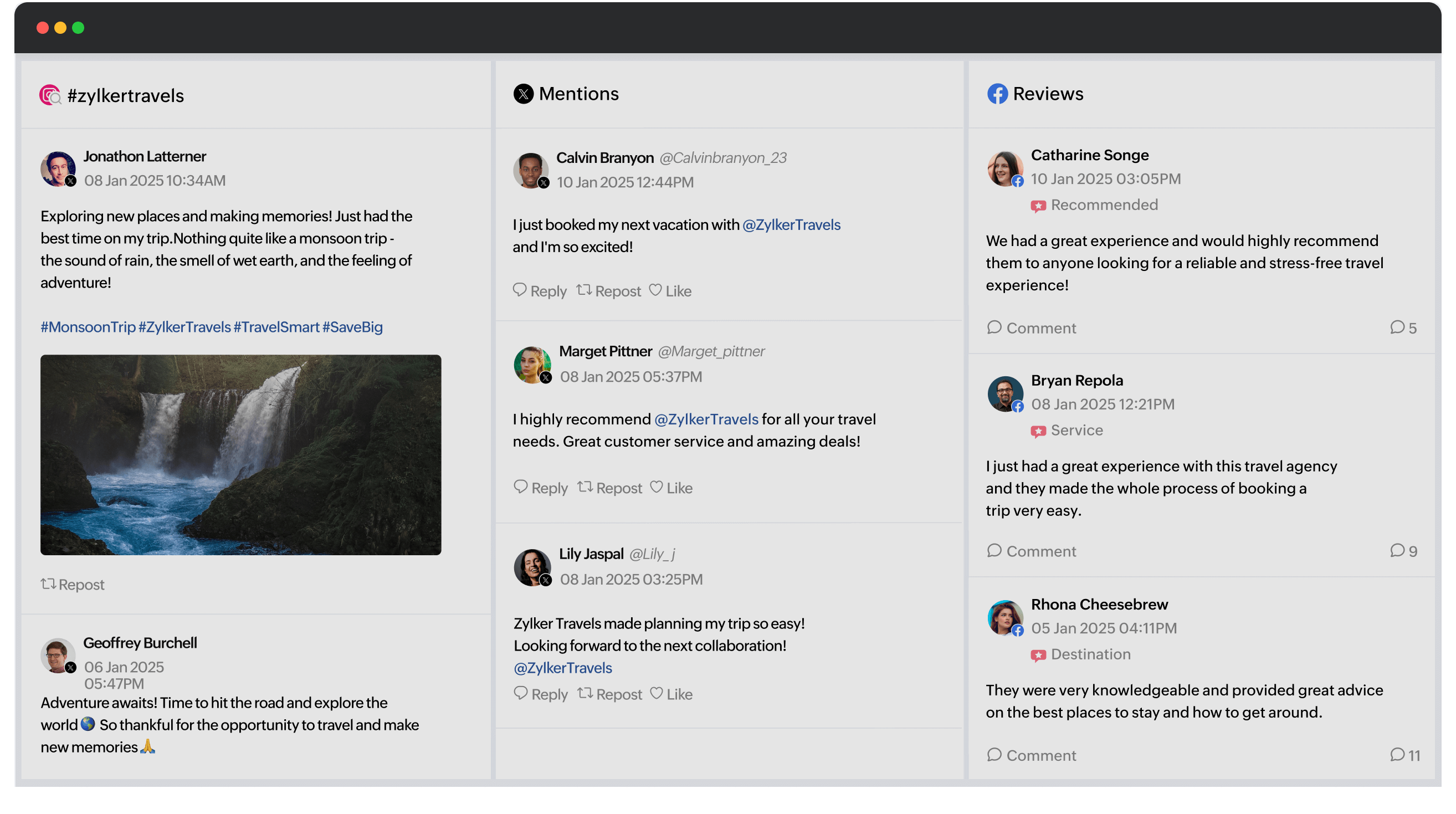 Monitor Chat screen