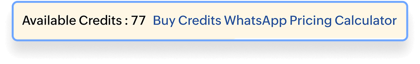 Credit management interface