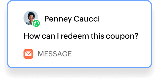 Real-time inbox interface